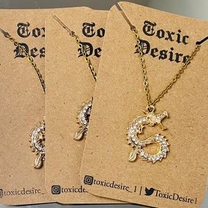 Gold Dragon Necklace